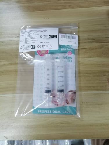Syringe Nasal Irrigator, Professional Baby Nasal Irrigator Portable Infant Nose Cleaner Rinsing Device Fast All Natural Relief-Nasal Irrigation/Nasal Spray/Nasal Hygiene (2 pièces)