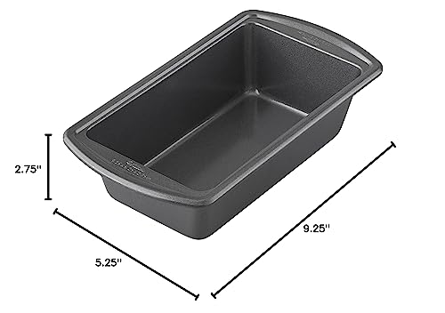 Wilton Platinum Premium Non-Stick Anti-Warp Bakeware, Made without PFAs, Loaf Pan, 9 x 5 x 2.7 in, Packaging May Vary