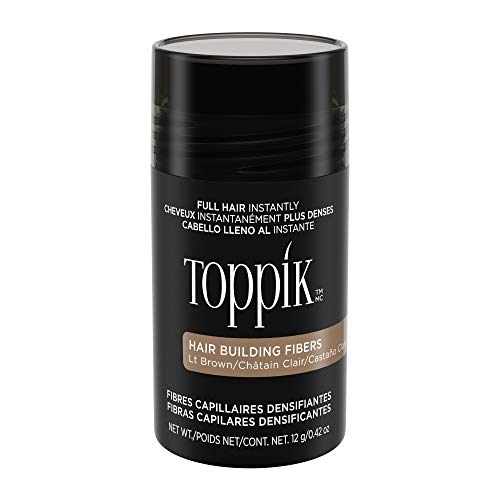 Toppik Hair Building Fibers, Dark Brown Hair Fibers, Hair Thickener for Thinning Hair, Hair Care to Create the Appearance of Thicker Hair, 0.42 OZ Bottle For Unisex