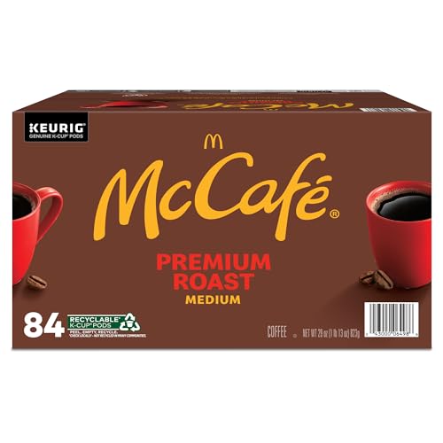 McCafe Premium Roast, Single-Serve Keurig K-Cup Pods, Medium Roast Coffee Pods Pods, 84 Count