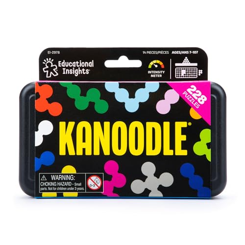 Educational Insights Kanoodle 3D Brain Teaser Puzzle Game, Featuring 200 Challenges, Easter Basket Stuffers for Kids, Gift for Ages 7+