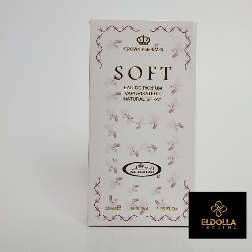 Al Rehab Soft Arabian Perfumes for Women - Eau de Parfum for Women Spray 35ml- Experience a Captivating & Long Lasting Perfume - Indulge in an Unforgettable Womens Perfume, Crafted for Elegance.