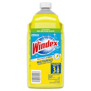 Windex Refill Multipurpose Disinfectant Cleaner Spray, Bottle Made from 100% Recycled Plastic, Surface Cleaning Spray, Citrus Fresh Scent, 2L (67.6 Fl Oz)