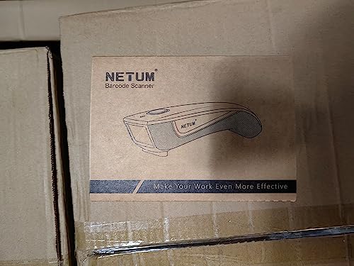NETUM QR Code Scanner, Mini Barcode Scanner Bluetooth Compatible, Small Portable USB 1D 2D Bar Code Scanner for Inventory, 2.4G Cordless Image Reader for Tablet iPhone iPad Android iOS PC POS - C750