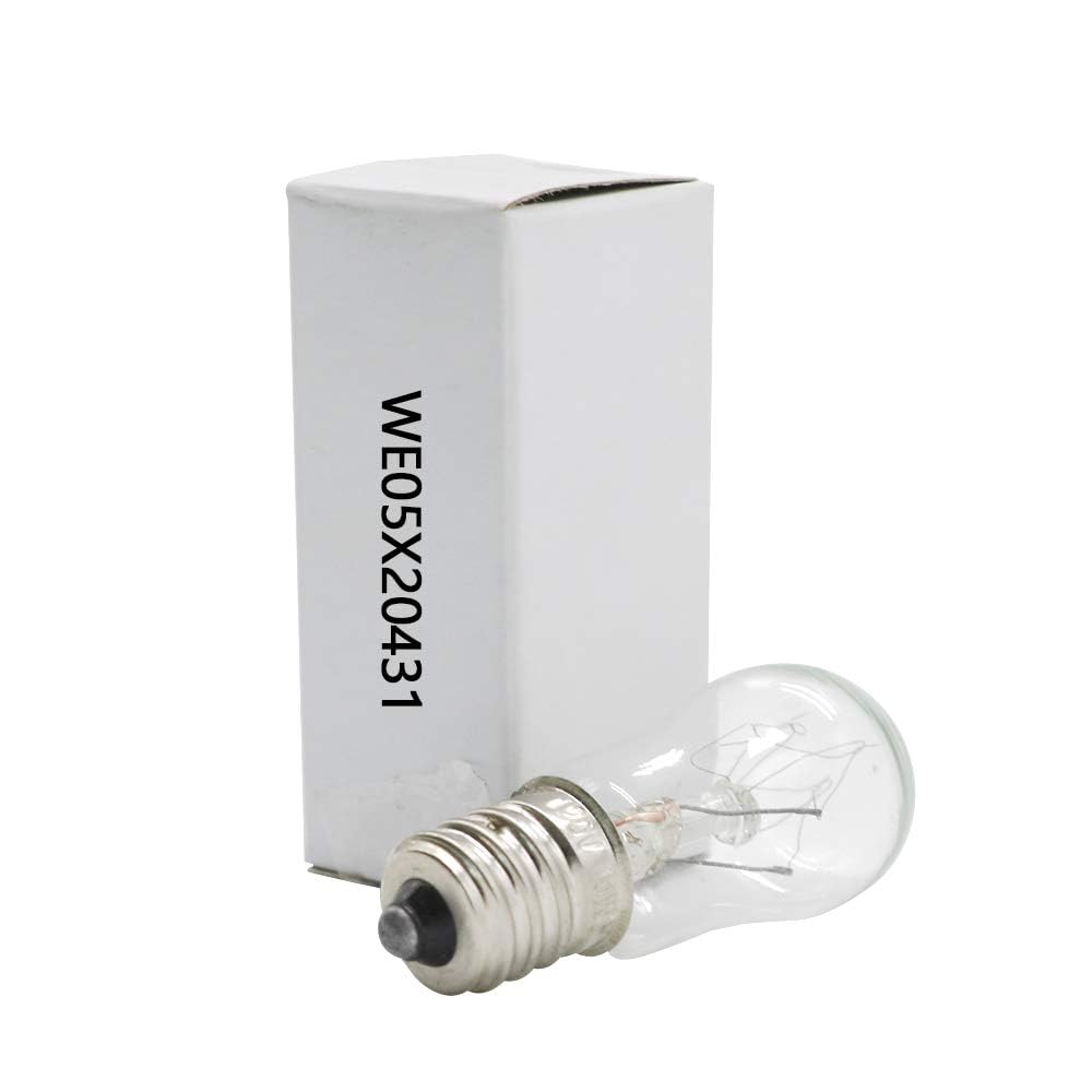 AMI PARTS WE05X20431 WE4M305 Dryer Drum Light 10w 120v Bulb Replacement Part Compatible with Hotpoint GE Dryers(2pcs)