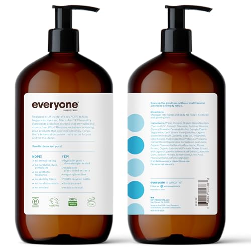 Everyone 2-in-1 Lotion for Hands/Body, 32 ounce (Pack of 2) Unscented made for Men and Women