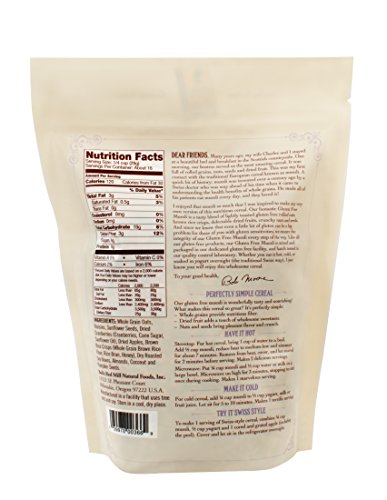 Bob's Red Mill Gluten Free Muesli, 16oz (Pack of 4) - Gluten Free, Non GMO, Kosher