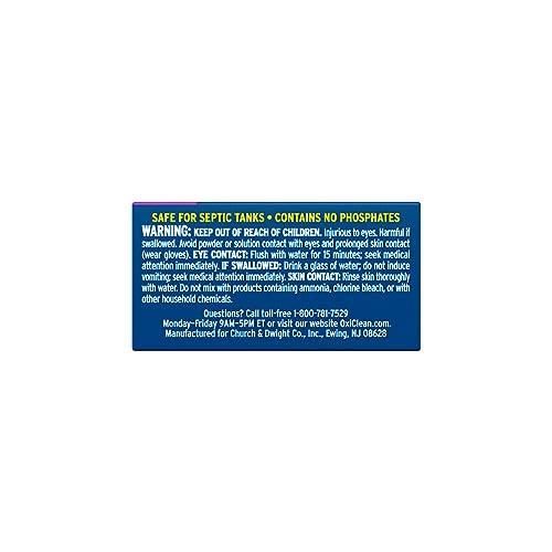 OxiClean Washing Machine Cleaner with Odor Blasters, 4 Count