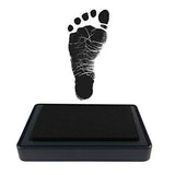 ReignDrop Ink Pad For Baby Footprint & Handprint - Creates Impressive Long Lasting Keepsake Stamp for Infant & Kids. Smudge Proof, Easy to Wipe Off Skin, Safe & Gentle Acid Free(Black)