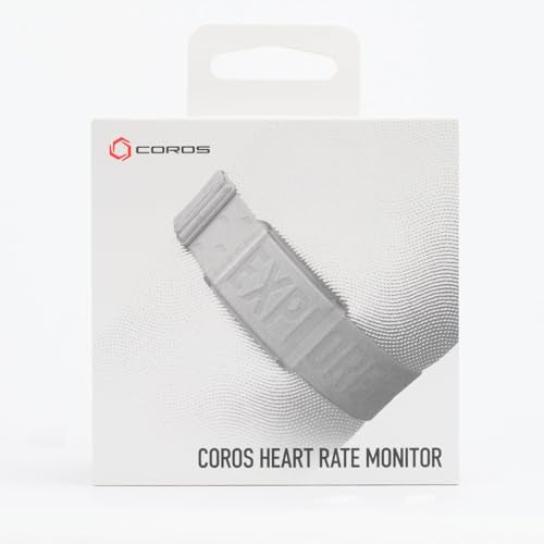 COROS Heart Rate Monitor, Comfort, Easy to wear, Auto-wear Detection, Advanced Sensor, Precise Data, Bluetooth, 38 Hours Battery Life, Connects up to 3 Devices at Once, for Run and Bike-Grey