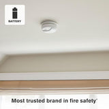 First Alert SMICO100, Battery-Operated Combination Smoke & Carbon Monoxide Alarm, 1-Pack