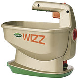 Scotts Wizz Spreader for Grass Seed, Fertilizer, Salt and Ice Melt, Handheld Spreader Holds up to 2,500 sq. ft. of Product