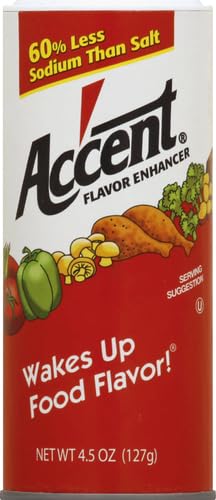 Ac'cent All Natural Flavor Enhancer, 4.5 Ounce