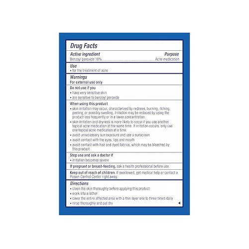 PanOxyl Acne Treatment Bar with 10% Benzoyl Peroxide, Maximum Strength Acne Bar for Face, Chest, and Back, Soap-Free Body Wash, Treats Acne Pimples, Whiteheads, Blackheads, pH Balanced, Vegan, 4 oz