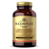 Solgar B-Complex "100", 150 Vegetable Capsules - Heart Health - Nervous System - Supports Energy Metabolism - Non GMO, Vegan, Gluten/ Dairy Free, Kosher, Halal - 150 Servings