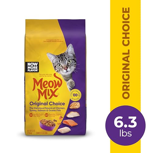 Meow Mix Original Choice Dry Cat Food, 6.3 Pound Bag