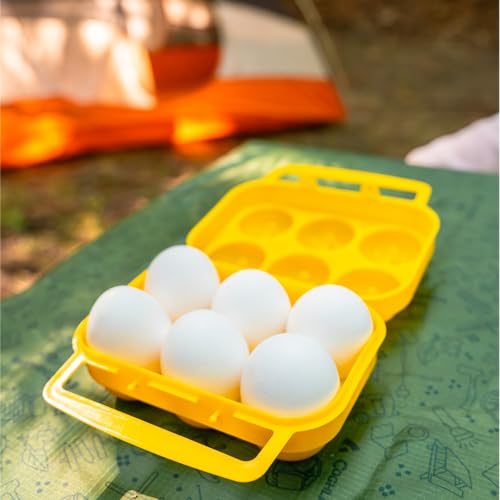 Coghlan's 812A Holder, Holds 6 Eggs, Yellow