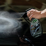 Turtle Wax 53447 Hybrid Solutions Ceramic Acrylic Black Spray Wax Formulated for Black Car Paint, Fills Scratches and Swirl Marks, Provides Water Repellency, Lasting Protection and Shine, 16 oz