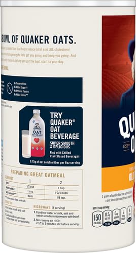 Quaker Oats, Old Fashioned Oats, 18 Oz