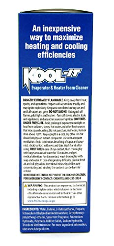 Lubegard 96030 Kool-It Evaporator and Heater Foam Cleaner