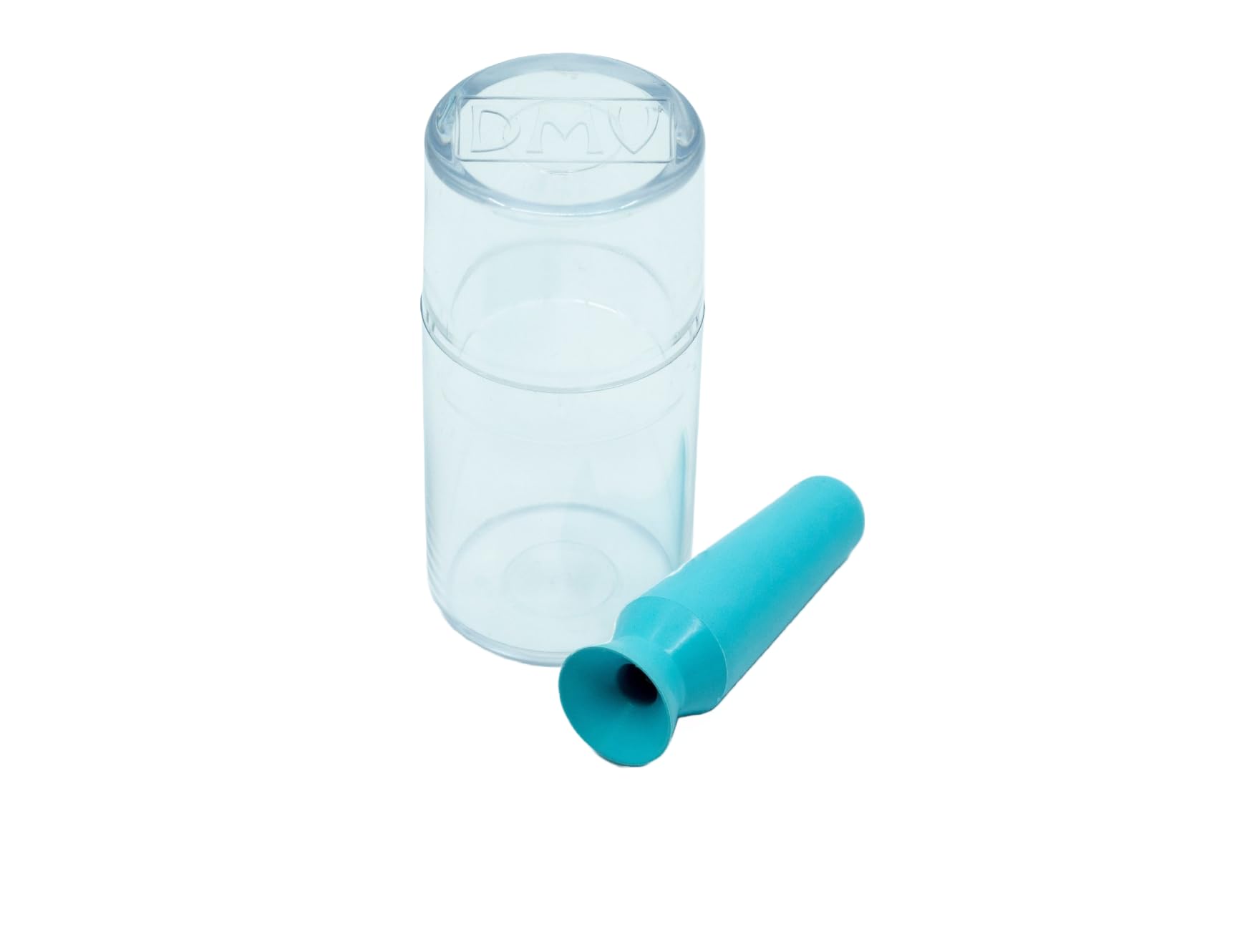 DMV Scleral Cup Large Contact Lens Handler - Inserts Scleral Contact Lenses and Prosthetic Eyes (Ventless) - Pack of 3 Light Blue