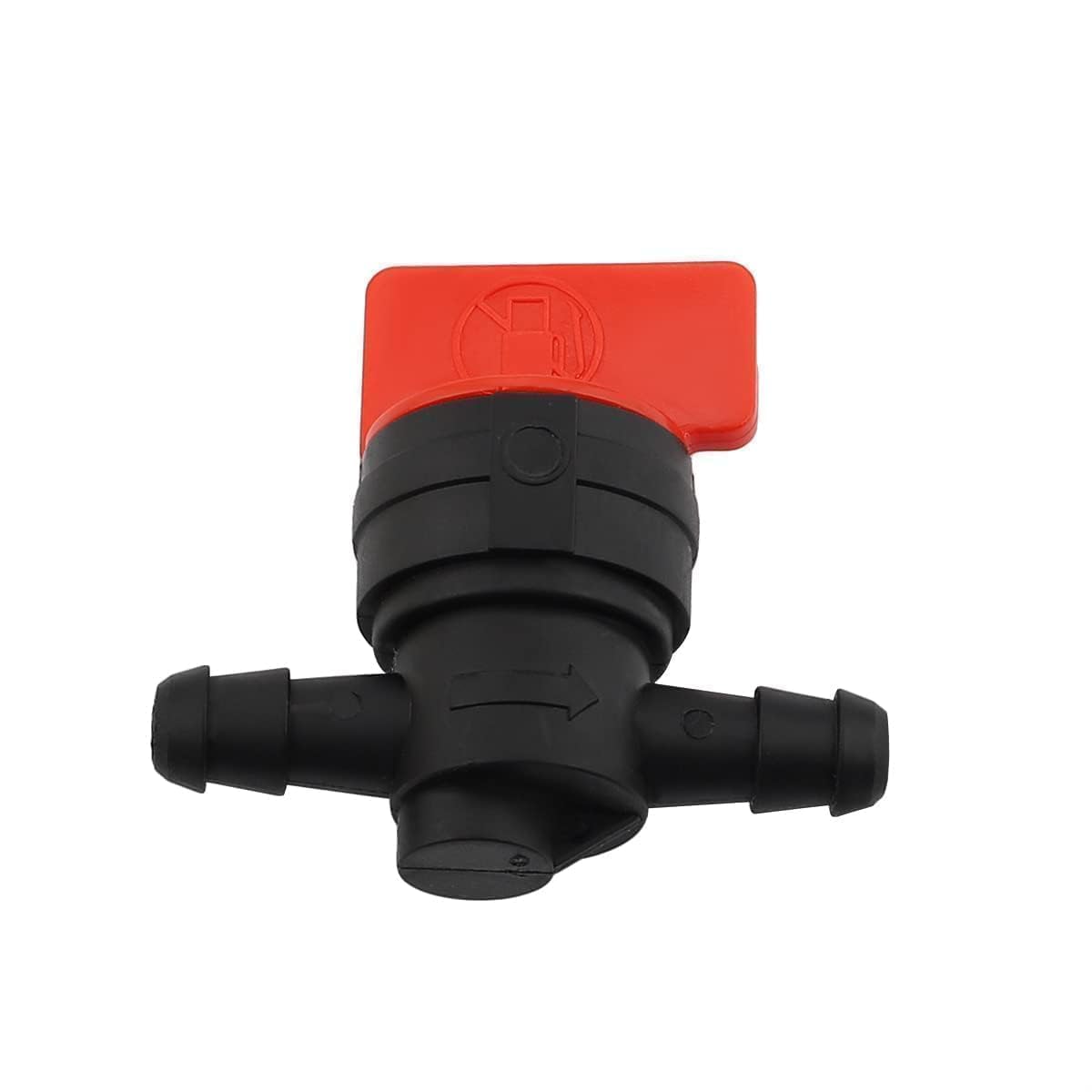 Buckbock 1/4" Inline Gas Fuel Shut Cut Off Valve for 493960 698183 698181 697947 9494768 5019H 5019K Small Engine Lawn Mower Parts 2pcs