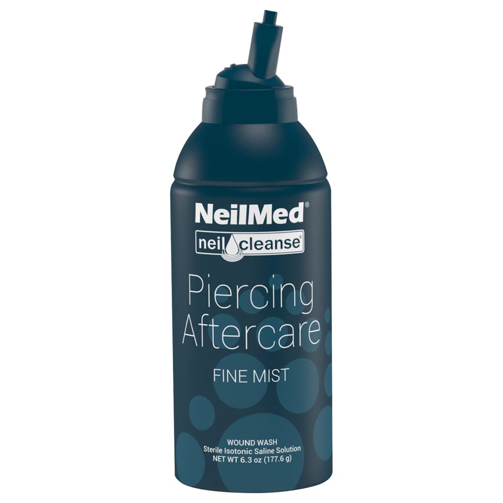 NeilMed NeilCleanse العناية بالثقب، رذاذ دقيق، 6.3 أونصة سائلة