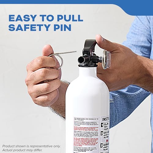 Kidde Fire Extinguisher for Boats, Single-Use 5BC