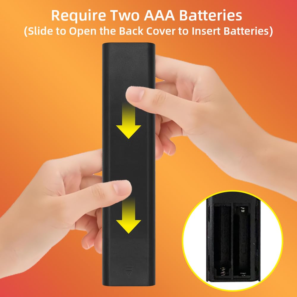 Replacement for Samsung TV Remote, for All 2019-2025 Samsung Remote Control for Smart TV with Voice Control. No Solarcell. 2-Year Warranty.