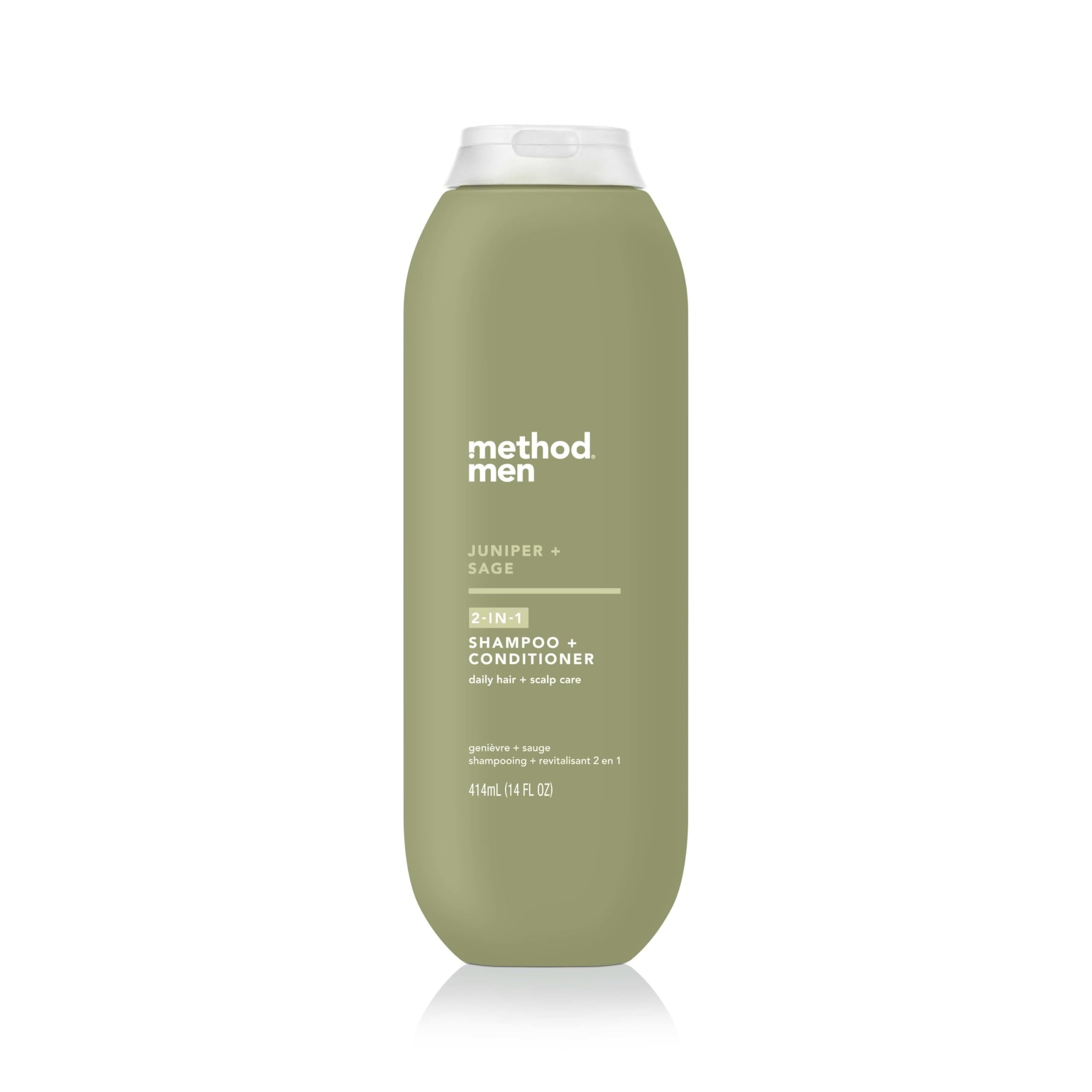 Method Men 2-in-1 Shampoo + Condtioner, Juniper + Sage, 14 Ounces
