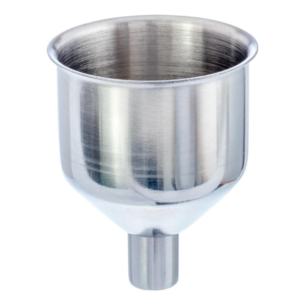 SE Stainless Steel Funnel for Flasks Bottles and Mini Bottles, Small Steel Drink Funnel for Filling Drinking Liquor Flask, Transferring Oil, Juice, Milk -HQ93