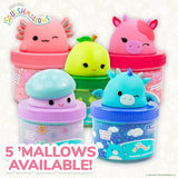 Original Squishmallows Ashley The Apple Premium Cloud Slime, 8 oz. Fluffy Slime, Green Apple Scented, 3 Fun Slime Add Ins, Pre-Made Slime for Kids, Great 6 Year Old Toys, Super Soft Sludge Toy