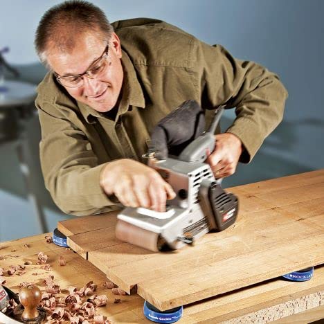 Rockler Work Bench Cookies Plus Work Grippers (4 Pack) – Rockler Bench Cookies Protect Workpiece from Scratches and Benchtop Debris - Woodworking Kit for Most Average-Sized Panels