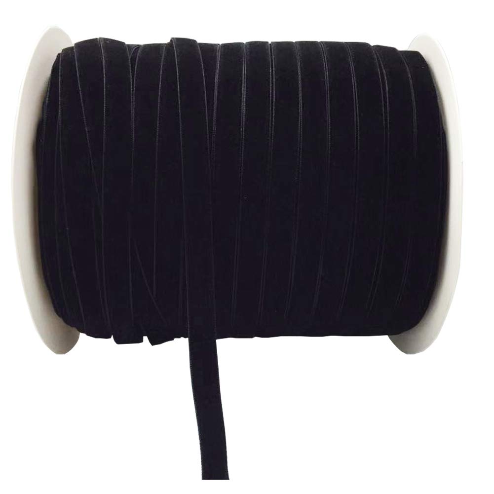 10 Yards Dark Green Velvet Ribbon