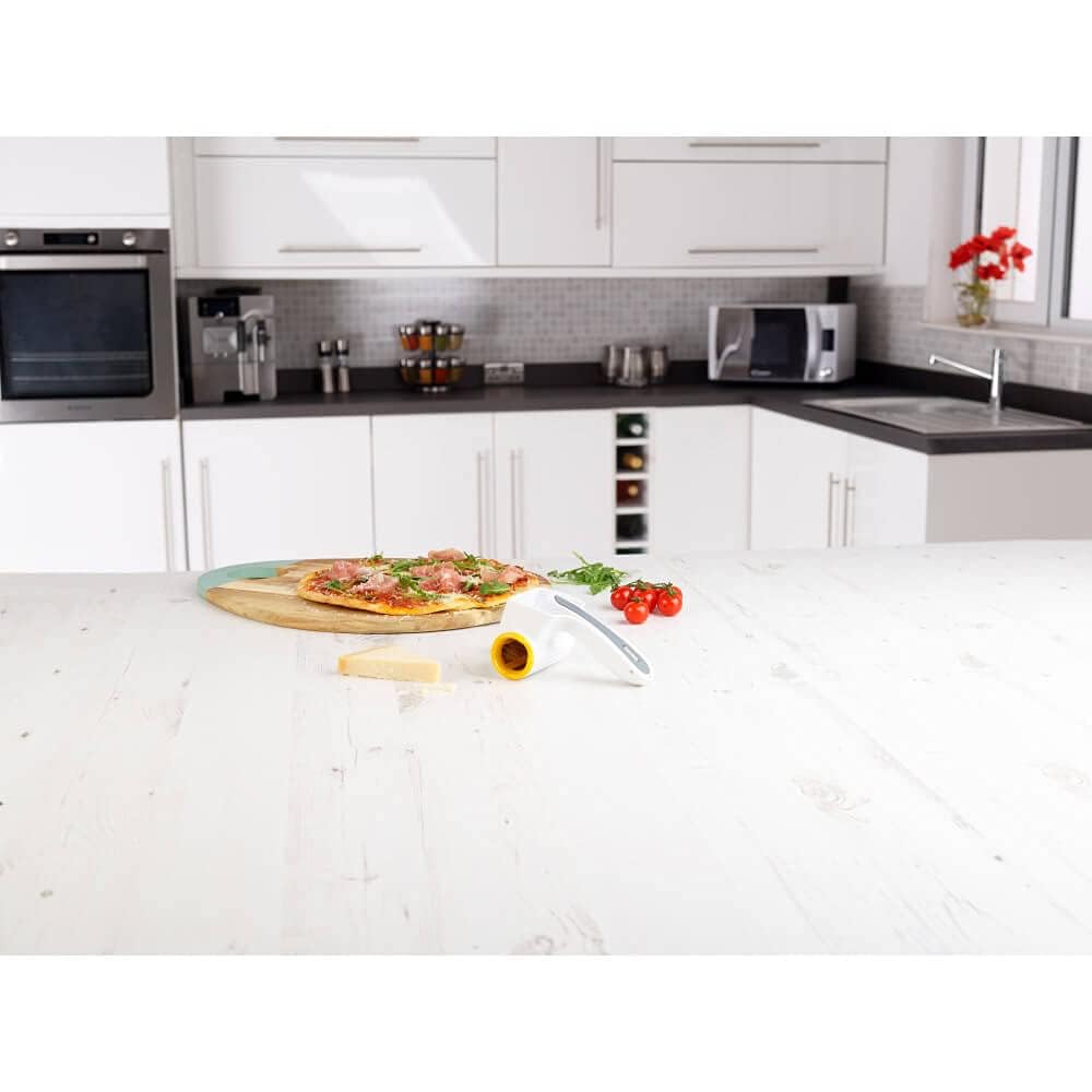 Zyliss Classic Rotary Cheese Grater - NSF Restaurant Certified Handheld Cheese Grater - Rotary Grater for Hard Cheese, Chocolate & More - Grater with Comfortable Handle & Easy-to-Clean Drum - White