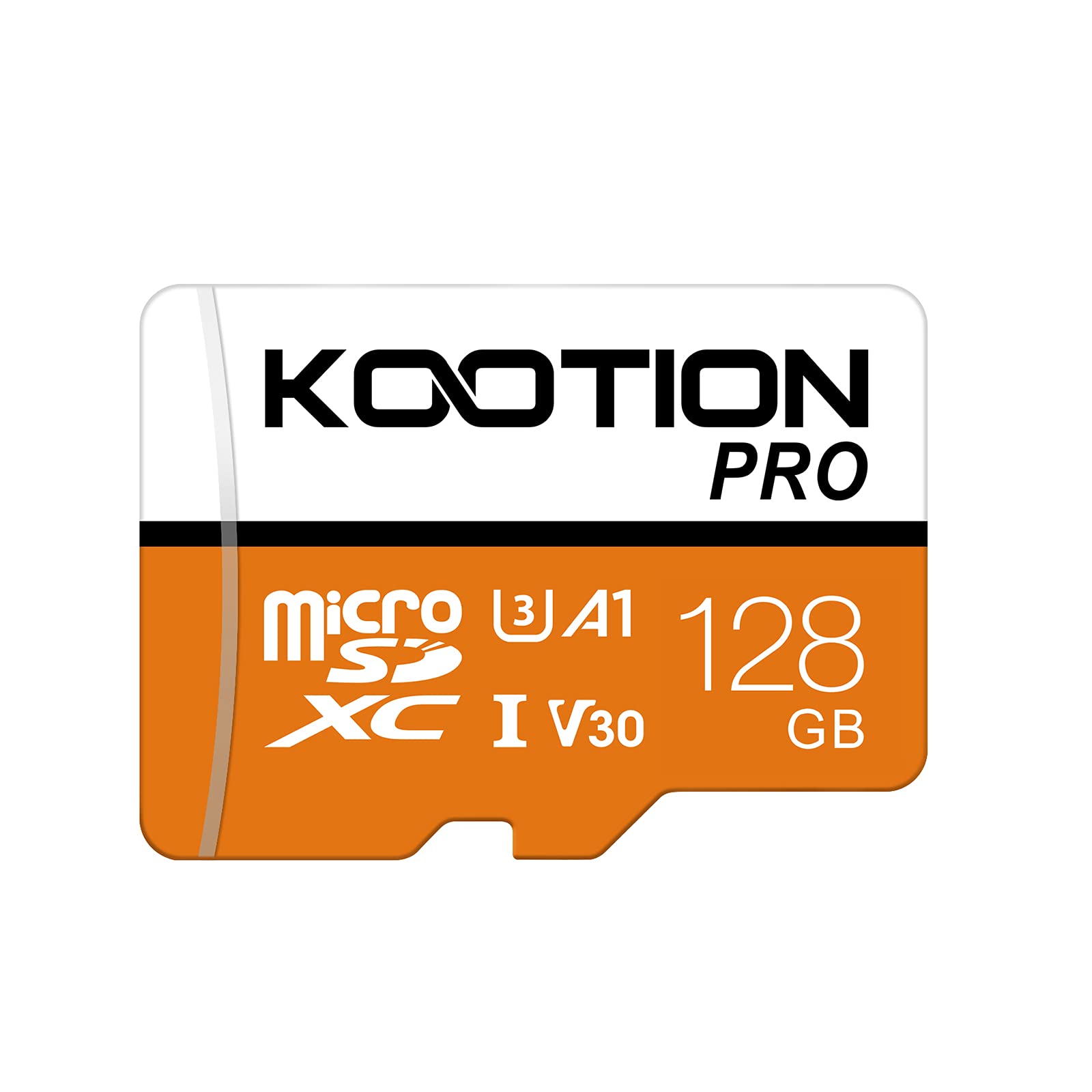 KOOTION 128GB Micro SDXC UHS-I U3 V30 A1 Memory Card - High Speed TF Card for Phone, Camera