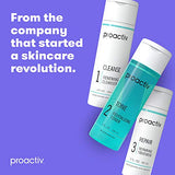 Proactiv - Benzoyl Peroxide Face Wash and Acne Treatment - Daily Facial Cleanser and Hyularonic Acid Moisturizer with Exfoliating Beads - 60 Day Supply, 4 Oz