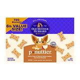 Old Mother Hubbard by Wellness Classic P-Nuttier Natural Dog Treats, Crunchy Oven-Baked Biscuits, Ideal for Training, Large Size, 3.3 pound bag