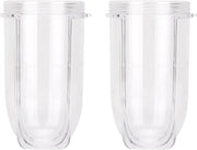2 PCS Replacement Cups For Magic Bullet Replacement Parts 16OZ Blender Cups Jar compatible with 250W Magic Bullet MB1001 Series Juicer Mixer