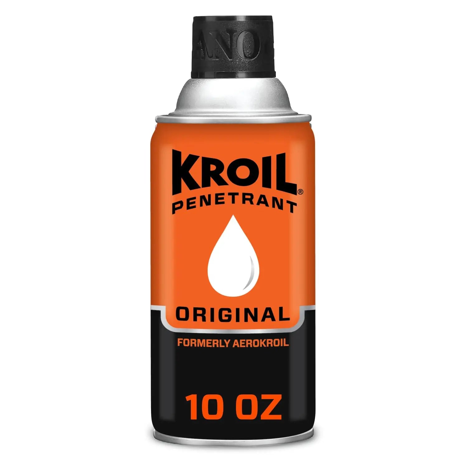 Kroil Original Penetrating Oil (Aerosol Spray-10oz Can-Single) | Penetrant for Rusted Bolts, Metal, Hinges, Chains, Moving Parts | Rust, Corrosion Inhibitor (KS102)