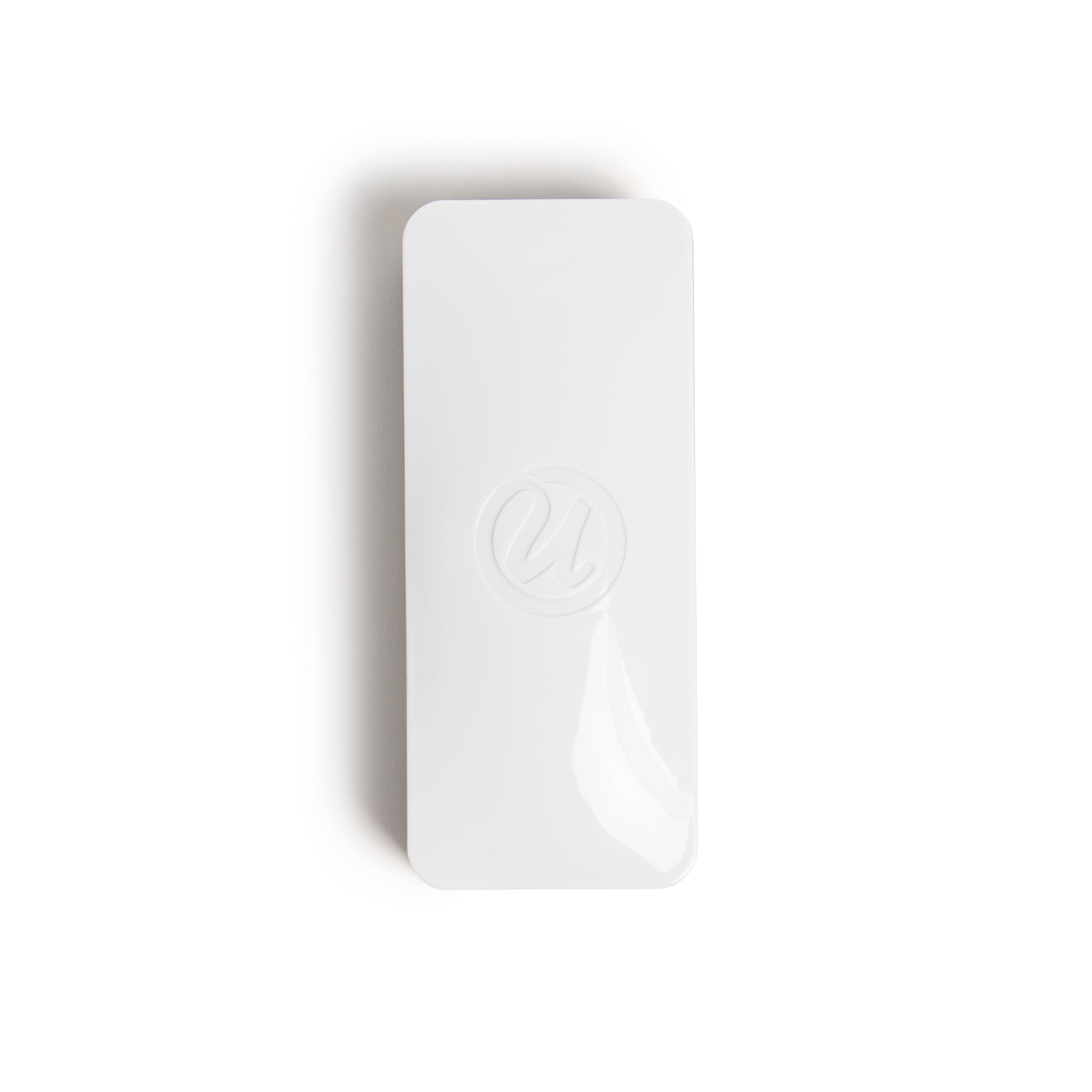U Brands Magnetischer Filzschwamm für trocken abwischbare Tafeln, 5x12,7x2,5cm, Weiß, leichtes modernes Design
