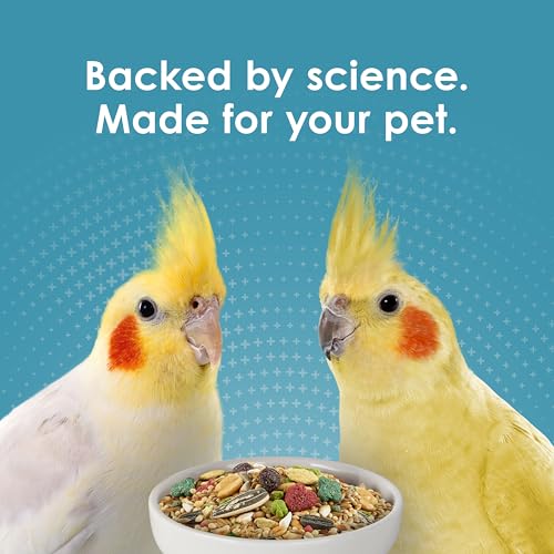 Kaytee Forti-Diet Pro Health Nourish+Protect Cockatiel Food, Comprehensive Nutrition Backed by Science, Digestive Health, Immune Support, 5 pounds