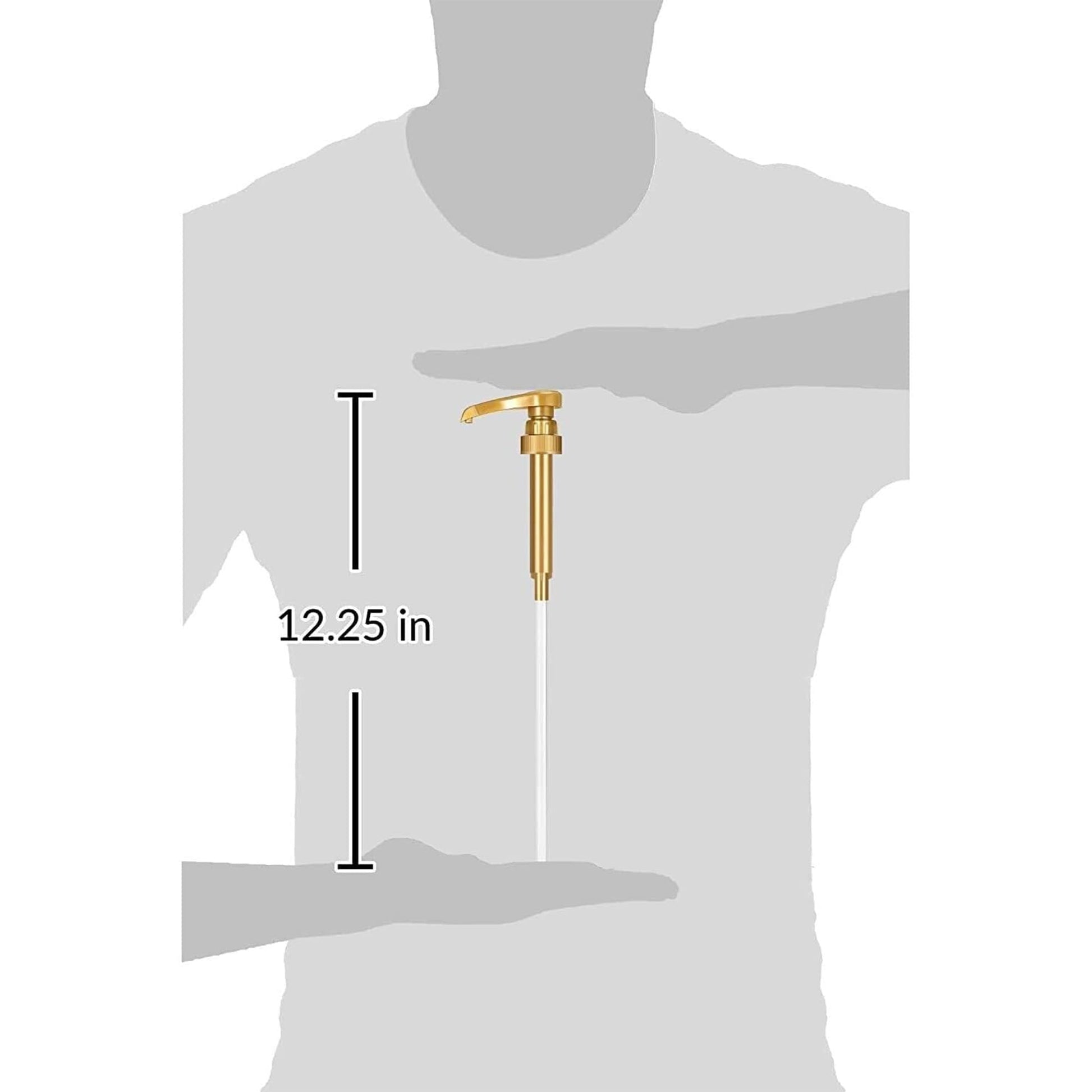 Syrup Pump Compatible with Torani, DaVinci and Skinny (Set of 2) - fits bottles (25.4 oz-750ml)