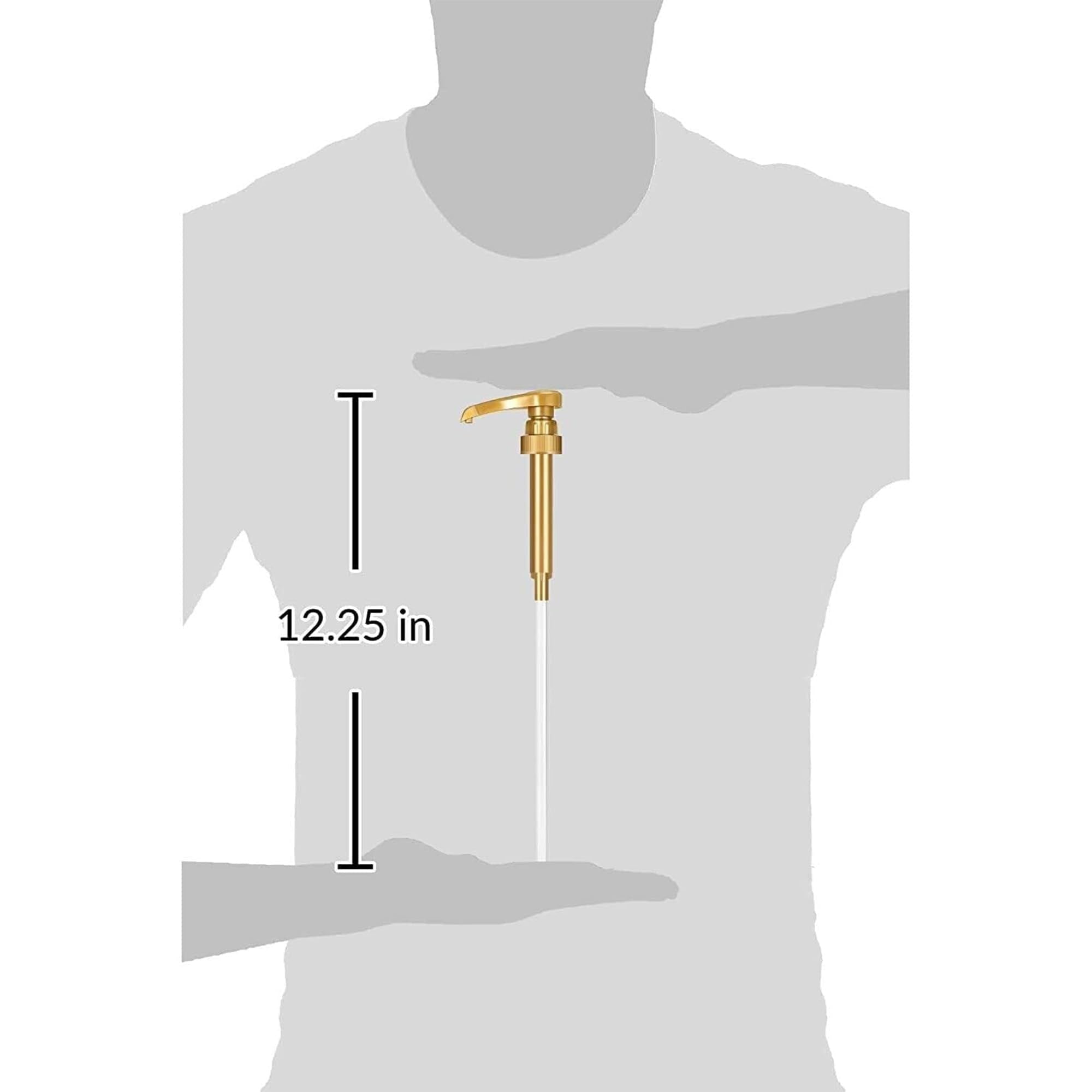 Syrup Pump Compatible with Torani, DaVinci and Skinny (Set of 2) - fits bottles (25.4 oz-750ml)