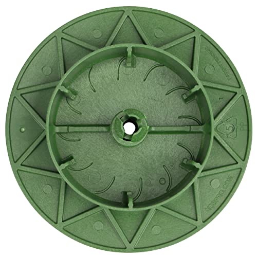 NDS 420C Pop-Up Drainage Emitter, fits 3-Inch and 4-Inch Sewer and Drain Fittings, Works with Drainage Systems Including Catch Basins and Channel Drains, Green
