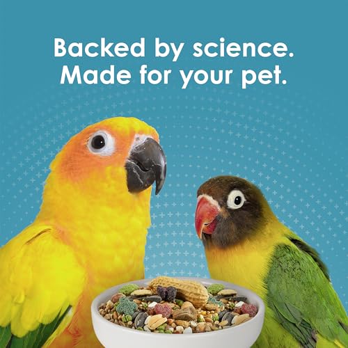 Kaytee Forti-Diet Pro Health Nourish+Protect Conure & Lovebird Food, Comprehensive Nutrition Backed by Science, Digestive Health, Immune Support, 4 pounds