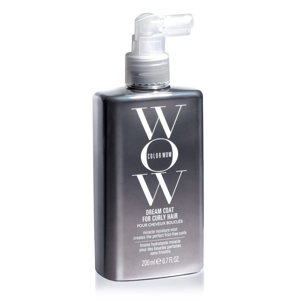 COLOR WOW Dream Coat for Curly Hair – Frizzfreie Locken leicht gemacht, Feuchtigkeitsspendendes Spray, Lockenverbessernde Formel