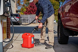 Scepter FR1G252 Fuel Container with Spill Proof Smart Control Spout with Bonus Spout Extender, Red Gas Can, 2 Gallon