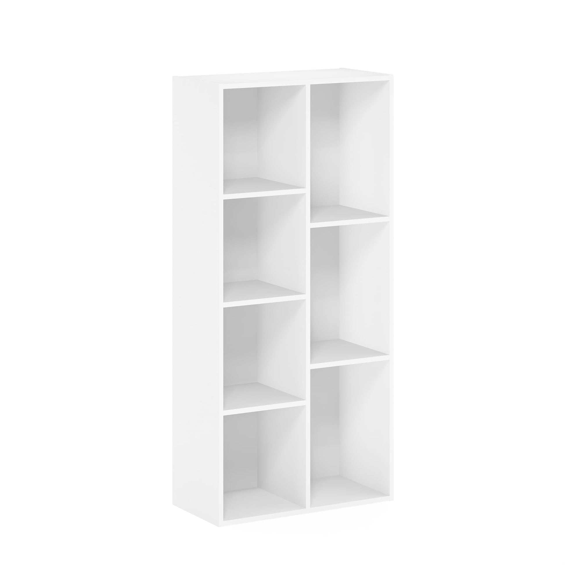 Furinno Luder Bookcase / Book / Storage , 5-Cube, White