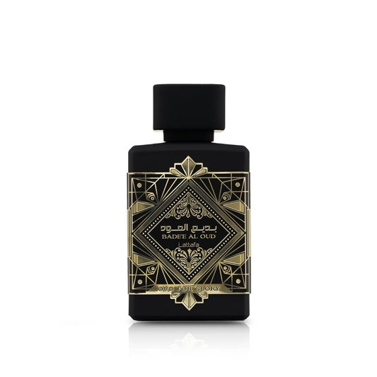 Lattafa Perfumes Bade'e Al Oud, Oud for Glory for Unisex Eau de Parfum Spray, 3.4 Ounce